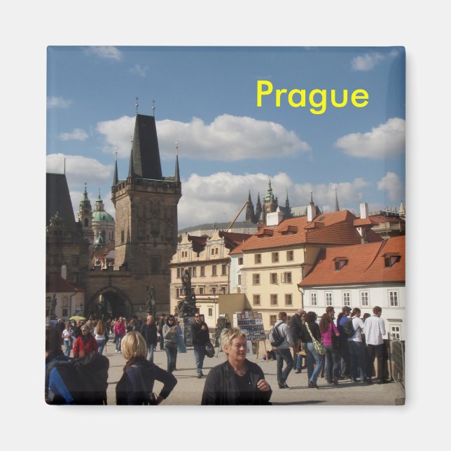 prague fridge magnet (Front)