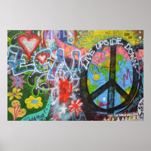 Prague Graffiti Poster (Front)