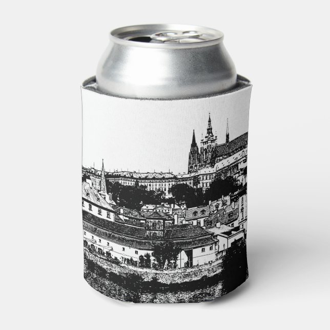 Prague, Historical city, Castle - Czech Art Can Cooler (Can Front)
