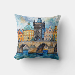 Prague in Pastel Cushion