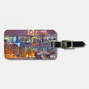 Prague in Winter Luggage Tag
