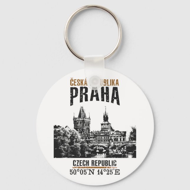 Prague Key Ring (Front)