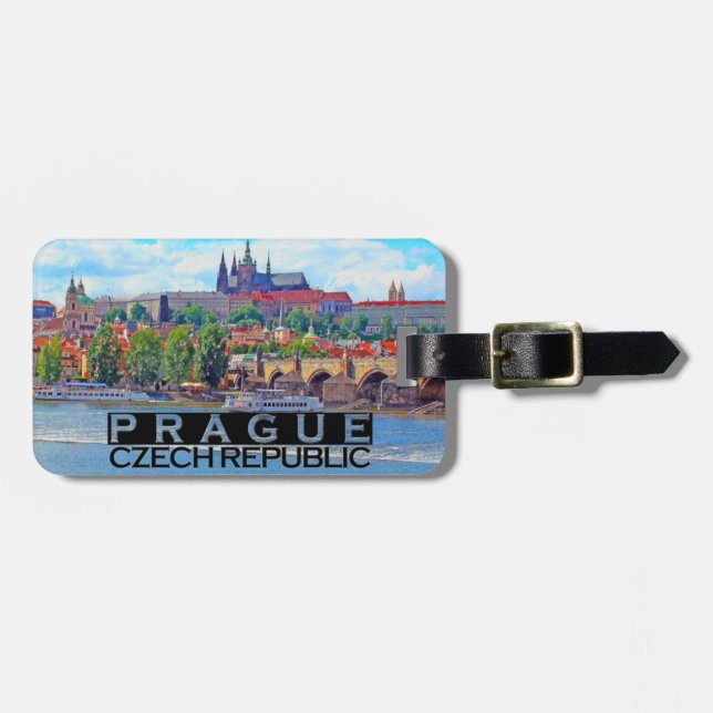 Prague Luggage Tag (Front Horizontal)