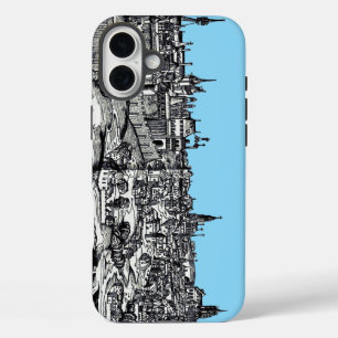 Prague medieval capital of Czech Republic iPhone 16 Plus Case