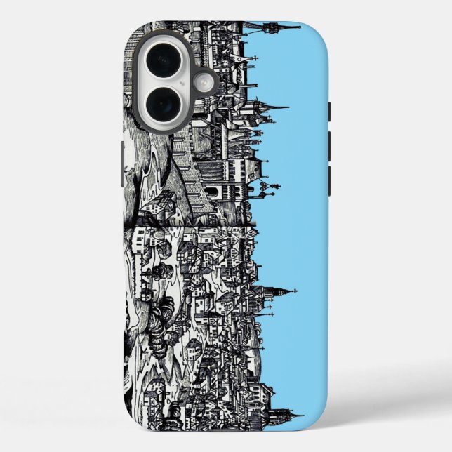 Prague medieval capital of Czech Republic Case-Mate iPhone Case (Back)