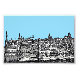 Prague medieval capital of Czech Republic Photo Print