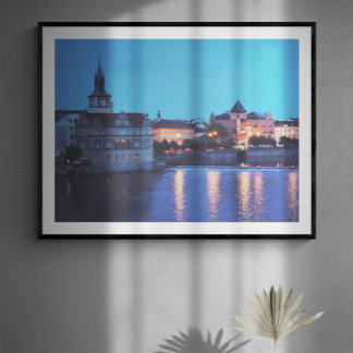Prague Night Fine Art Photography Print 