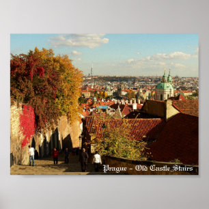 Prague - Old Castle Stairs Print