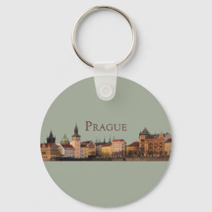 Prague: Old Town Skyline Key Ring