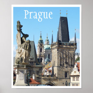 Prague, Old Town Square, Rooftops Poster
