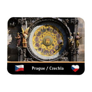 Prague & Orloj - Astronomical Clock /Czechia Magnet