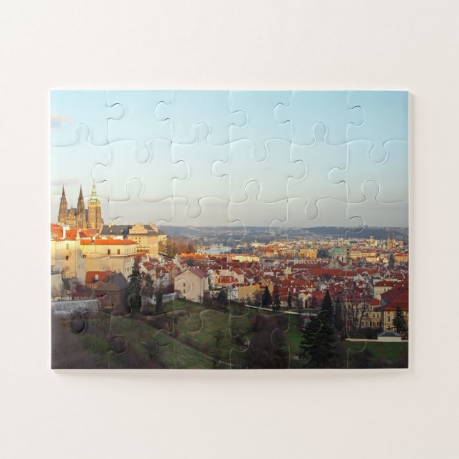 Prague panorama 30-pc jigsaw puzzle (Horizontal)