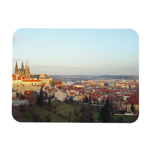 Prague panorama magnet (Horizontal)