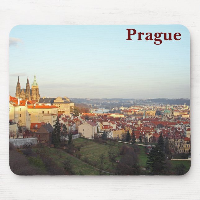 Prague panorama mouse mat (Front)
