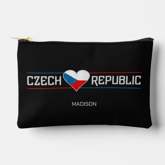 Prague / Praha custom name Accessory Pouch (Front)