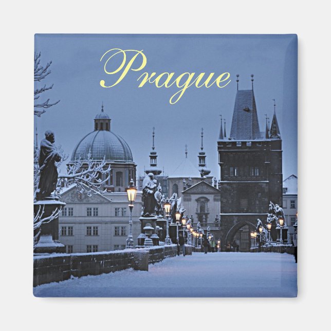 prague praha magnet (Front)