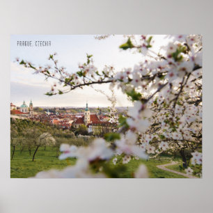 Prague Spring, Czechia travel photo Poster