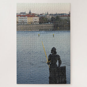 Prague statue 1014-pc jigsaw puzzle