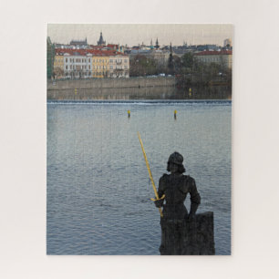Prague statue 520-pc jigsaw puzzle