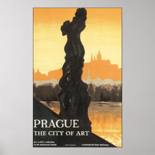 Prague, The City of Art Poster