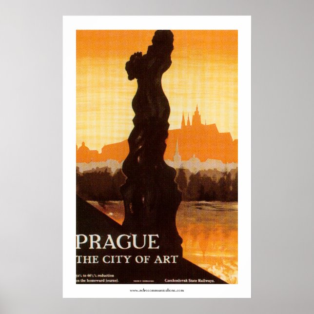 Prague - The City of Art Poster (Front)