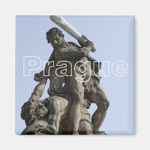Prague Travel Photo Souvenir Fridge Magnet