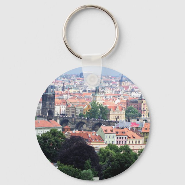 Prague View Key Ring (Front)