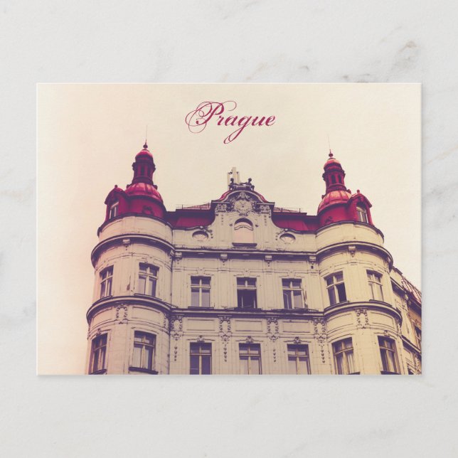 Prague Vintage Style Postcard (Front)
