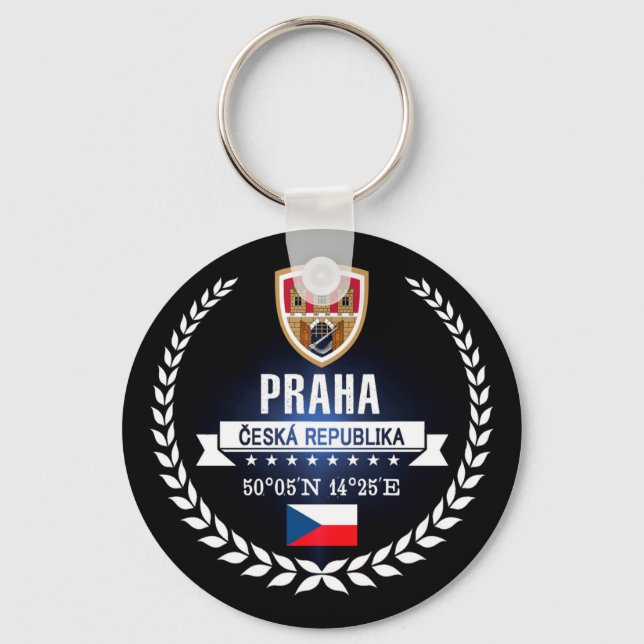 Praha Key Ring (Front)