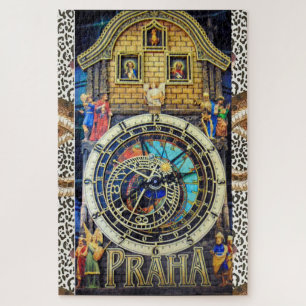 PRAHA PRAGUE ASTRONOMICAL CLOCK JIGSAW PUZZLE