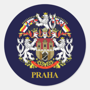 Praha (Prague) Classic Round Sticker