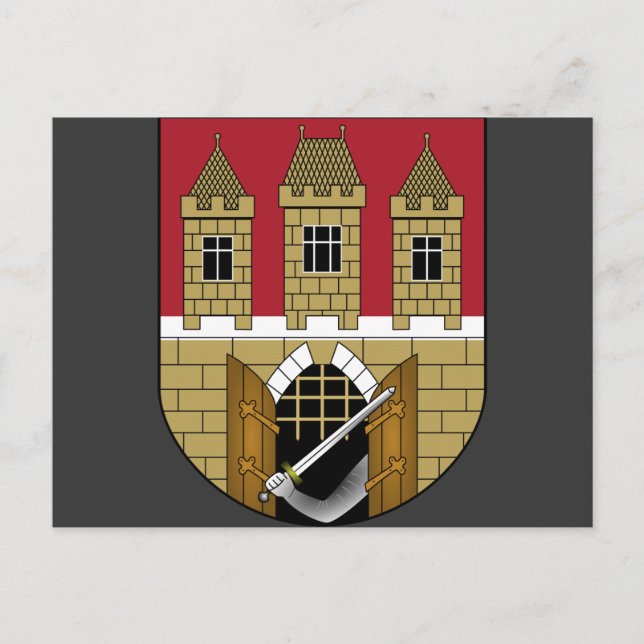 Praha small, Czech Postcard (Front)