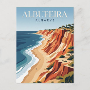Praia da Falésia Portugal Postcard