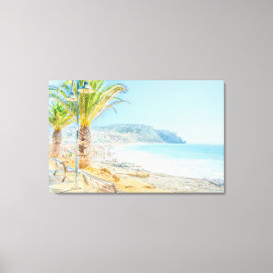 Praia da Luz Canvas Print