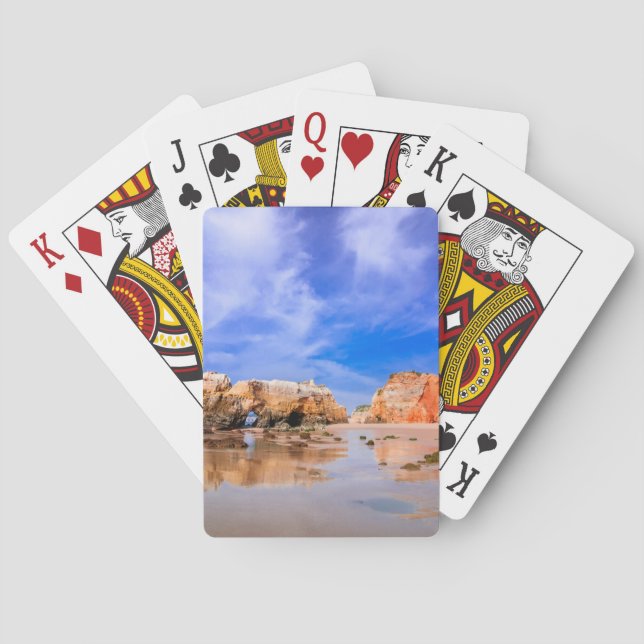 Praia da rocha Portugal Playing Cards (Back)