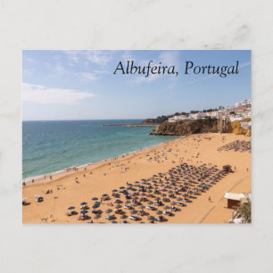 Praia dos Alemães, Albufeira, Algarve, Portugal Holiday Postcard