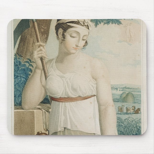 Prairial , ninth month of the Republican Mouse Mat (Front)