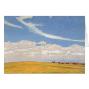 Prairie After Storm by Maynard Dixon, Vintage Art