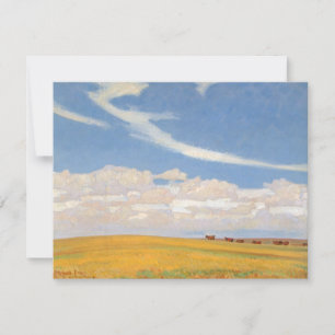 Prairie After Storm by Maynard Dixon, Vintage Art