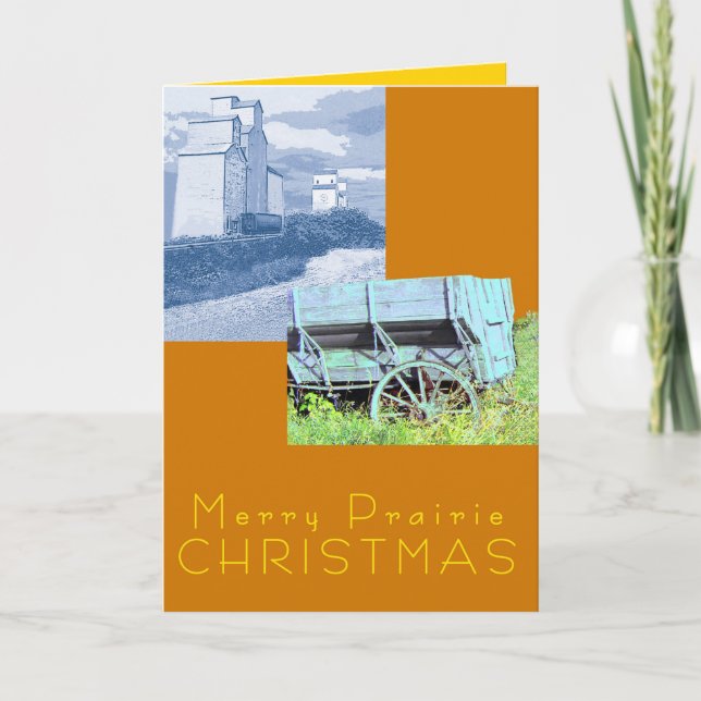 Prairie Christmas Holiday Card (Front)