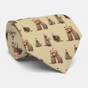 Prairie Christmas Tie (Gold)