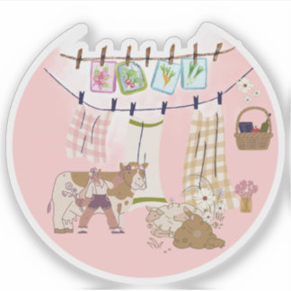 Prairie Cow Laundry Daisy