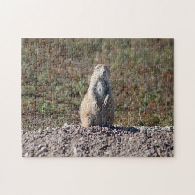 Prairie Dog at Badlands National Park, Interior SD Jigsaw Puzzle (Horizontal)