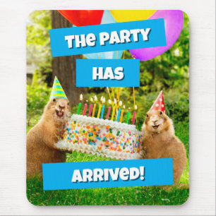 Prairie Dog Birthday Party Mouse Mat