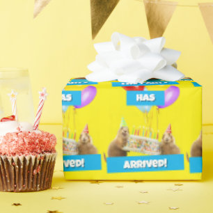 Prairie Dog Birthday Party Wrapping Paper