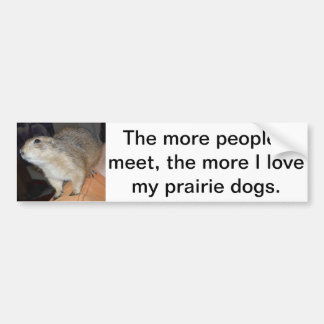 Prairie Dog Bumper Sticker