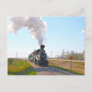 Prairie Dog Central Steam Engine #3 Postcard