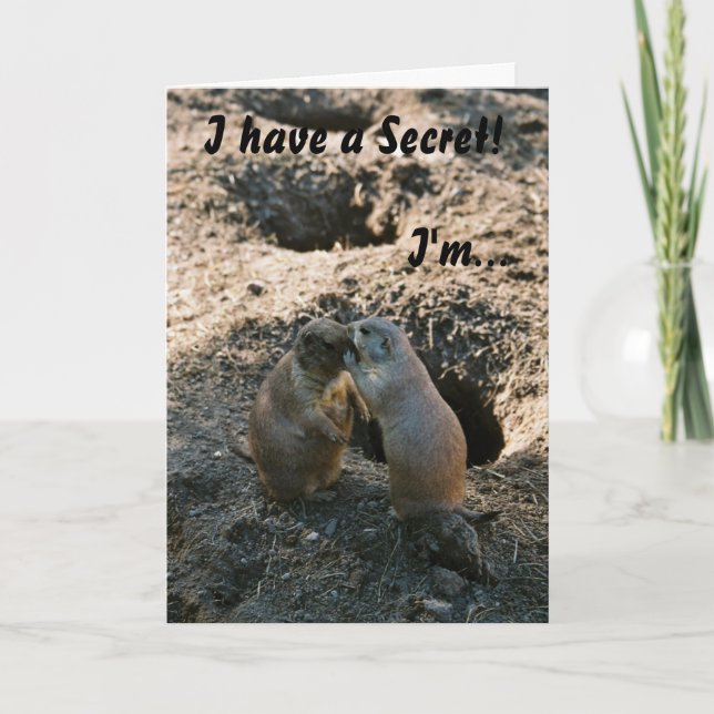 Prairie Dog Greeting Card (Front)