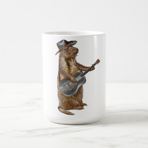 Prairie Dog Guitar Coffee Mug