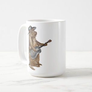 Prairie Dog Guitar Coffee Mug